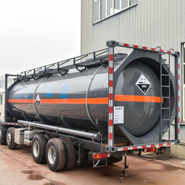22KL ISO Tank 20 Feet 30FT Shipping Storage Tanker Container For Chemical Liquid Transport