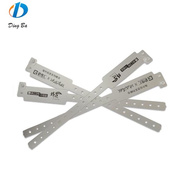 Hotel Resort QR Code Wristband Newest Composite Plastic Bracelet with PE Main Stone