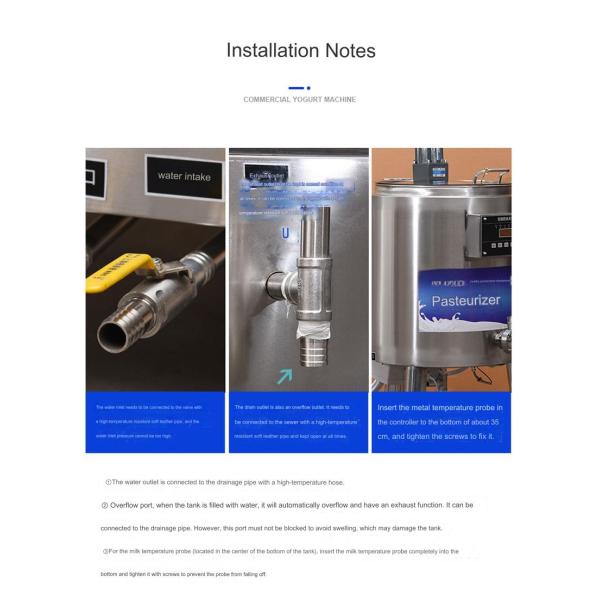 97 KG Fully Automatic Intelligent Temperature Control Pasteurizer for Milk and Juice