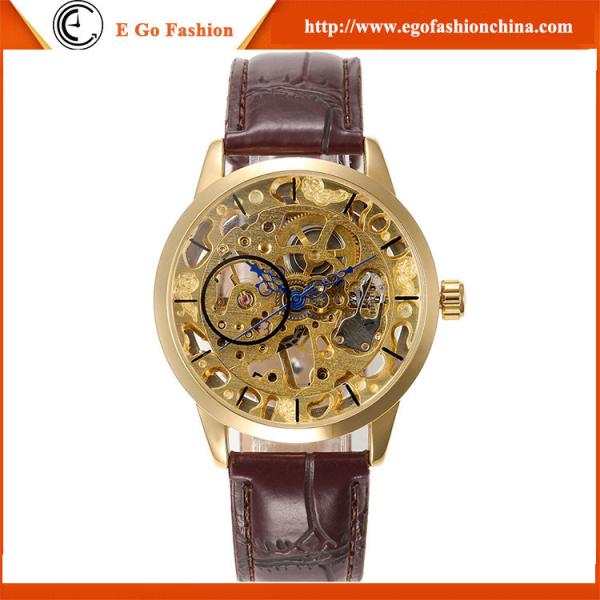 WN03 Mechanical Movement Men's Wristwatch Gift Watch for Man Men Quartz Leather Watch New