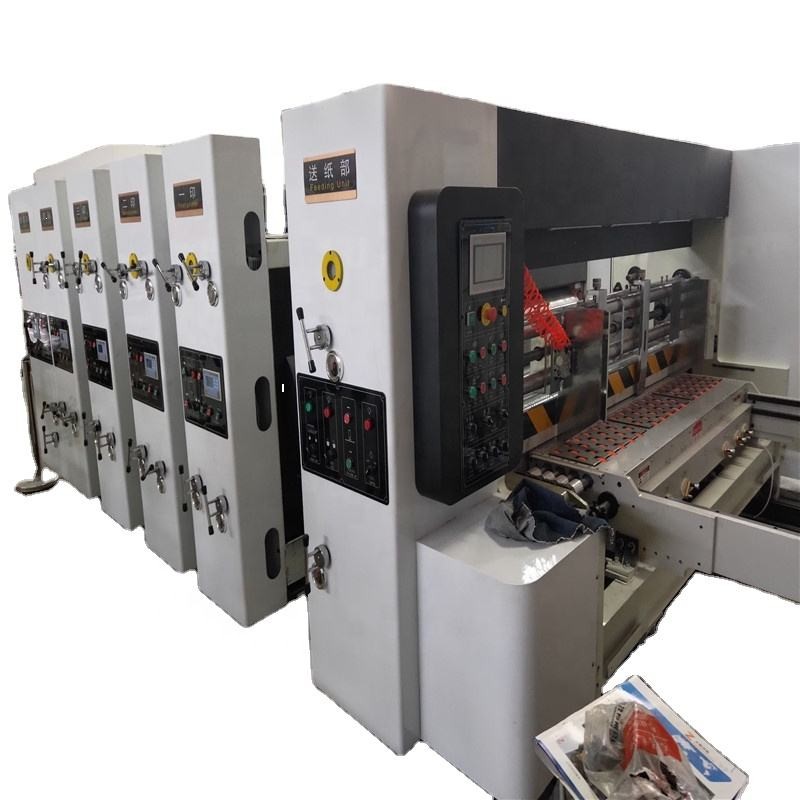 Автоматическая папка клеит принтер Flexo Slotter умирает быстрый ход машины резца