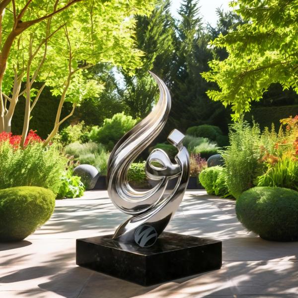 Bespoke Modern Metal Sculpture: Commission Your Signature Outdoor Art Piece