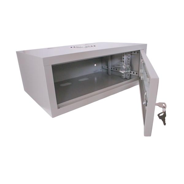 Stocked Wall Mounted Network Glass Door Server Storage Rack with SPCC Cold Rolled Steel