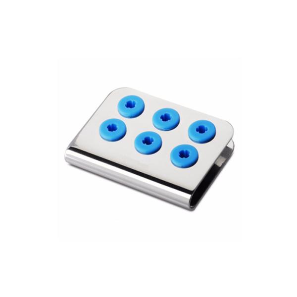 6 Holes Ultrasonic Dental Scaler Tips Holder Stainless Steel Material
