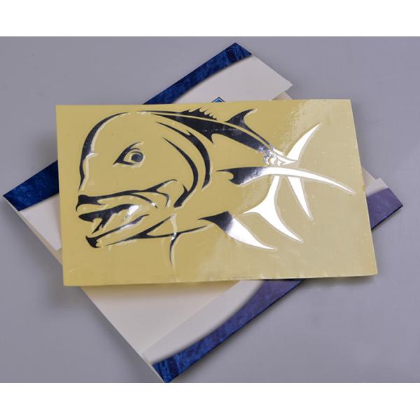 Custom adhesive vinyl no background silver engraved gift decal sticker