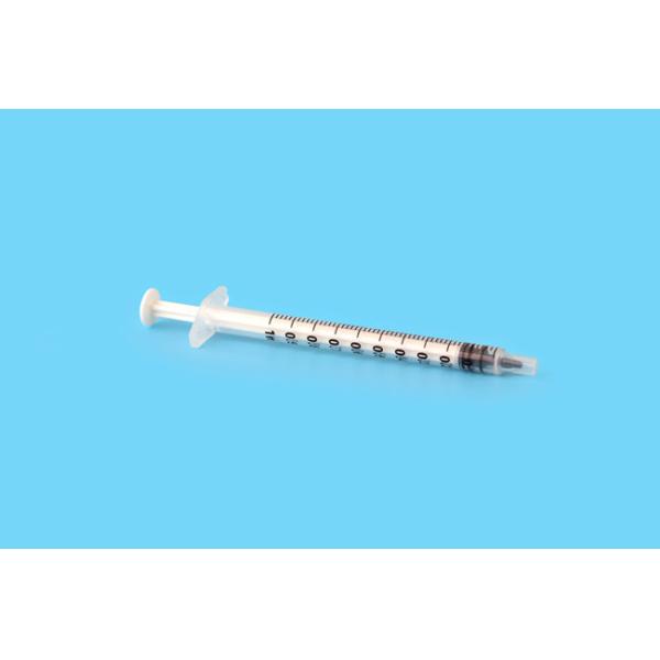 18G 1ml Vaccine Medical Disposable Syringe 12cm