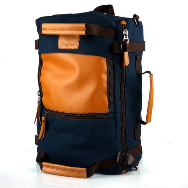 The new multi-function large capacity bag shoulder bag female Korean influx of high school students backpack man bag can