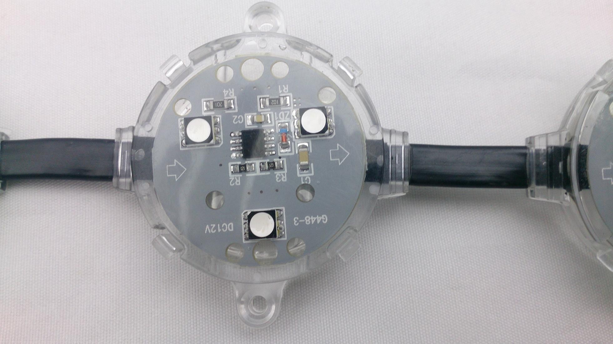 предохранение от установки 30mm винта света пиксела СИД 3SMD DC12V 1W UV