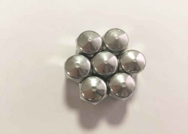 M14 Carbon Steel White Zinc Plating  Wheel Nuts With 28mm Thickness