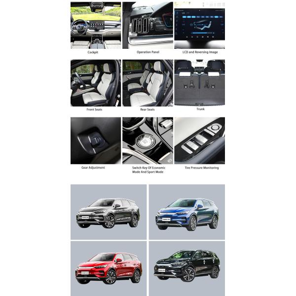 Pure All Electric 7 Seater SUV Vehicles Medium Size Cars 730km