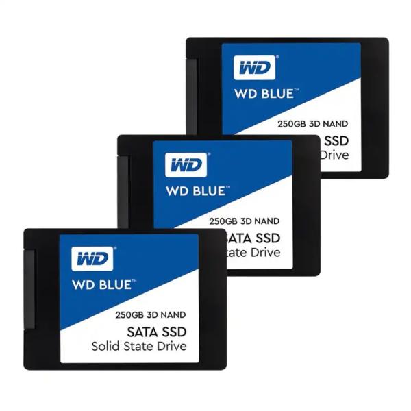 movimentação de disco rígido de circuito integrado azul NAND do SSD 250G SATA 3 para o caderno Desktop