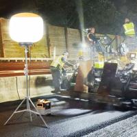 500W Industrial Led Balloon Work Light sur le support télescopique à trépied mobile certifié ETL