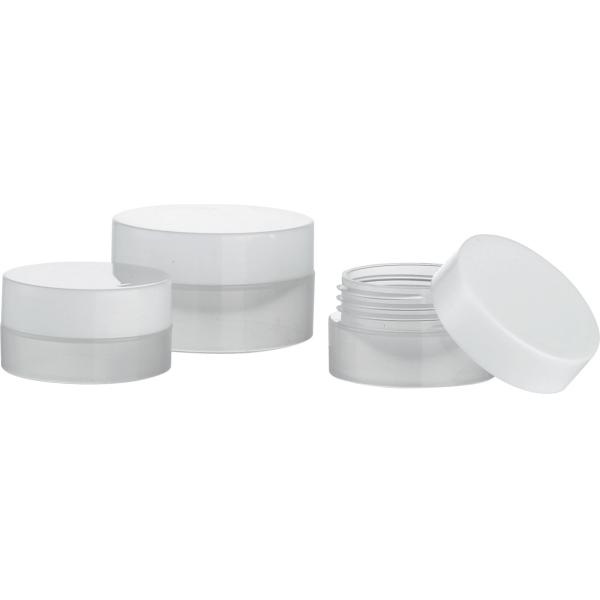 JL-JRM006 Mini PP Eye Cream Jar Trial Pack 3g 5g 10g With Screw Cap Closure