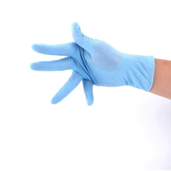 100% Nitrile Disposable Protective Gloves Powder Free OEM ODM Supported