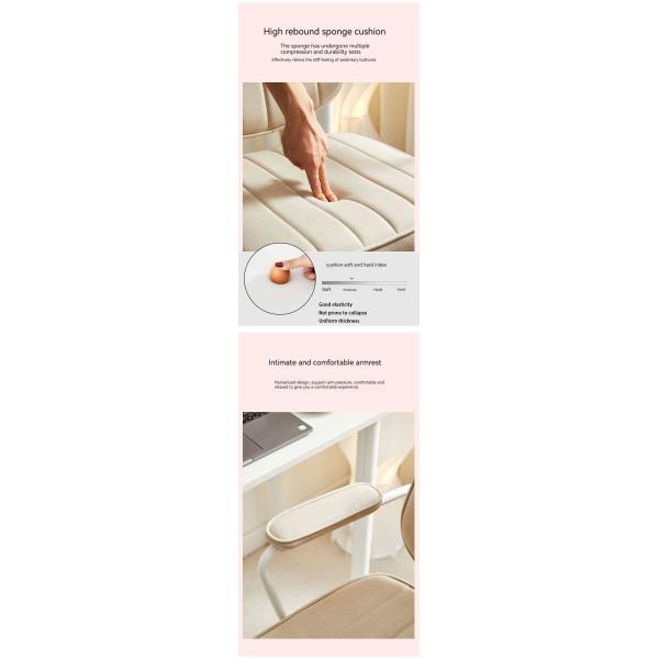 Brown Finish Домашнее учебное компьютерное кресло для удобного и эргономичного сидения детей