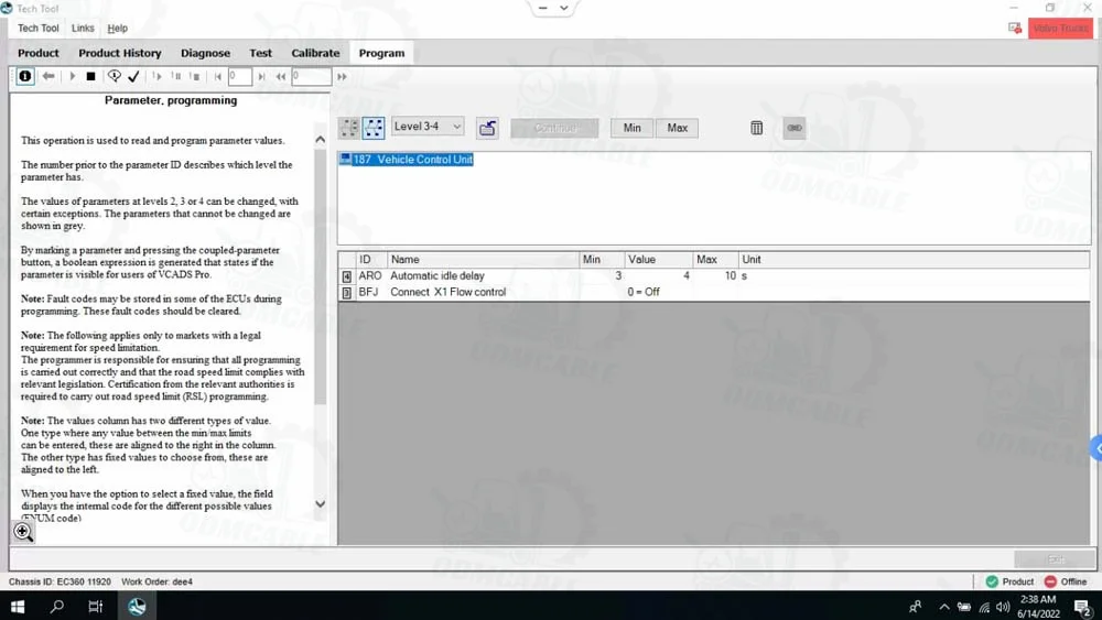 VOCOM 2 88894000 Усовершенствованный диагностический инструмент экскаватора для грузовиков Mack и тяжелых грузовых автомобилей