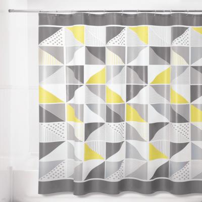 Disposable PEVA Stylish Waterproof Shower Curtain 70 × 72 Inches