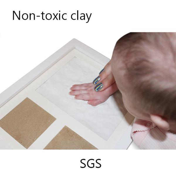 White Promotional Baby Clay Frame Return Gift For Kids Birthday Party