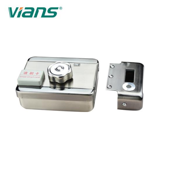 Intelligent Electric Rim Lock Fail Secure Single / Double Cylinder CE FCC Approval