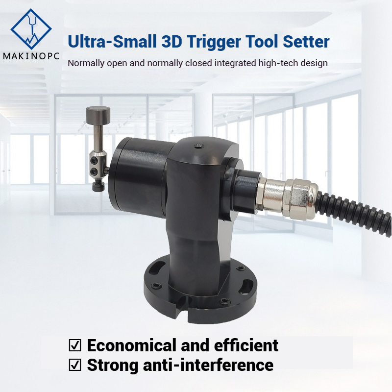 Makinopc Multi-Directional CNC 5-Way Milling Machine Tool Setter 0.001mm Accuracy Multi-axis Tool Pressetter Breakage Detection