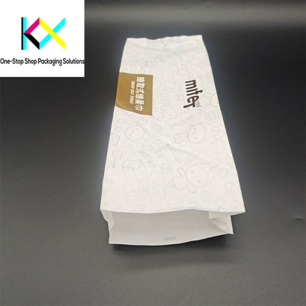 110um Plastic Packaging Bag Side Gusset Pouch For Tissue Toilet Paper Pumping Paper