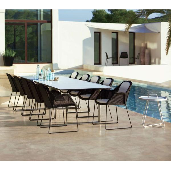 Outdoor Furniture Garden Modern Rattan Dining Chair with Foldable Design and Mail Packing