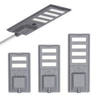 150w commerciaux lampadaires solaires avec capteurs de nuit en aluminium coulé