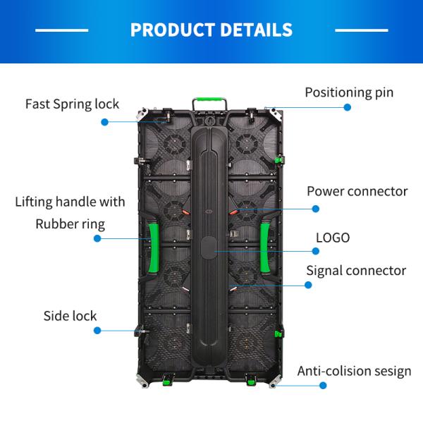 Original Indoor Rental LED Screen P2.9 P2.6 P3.91 P4.81 2.9mm Advertising LED Video Wall