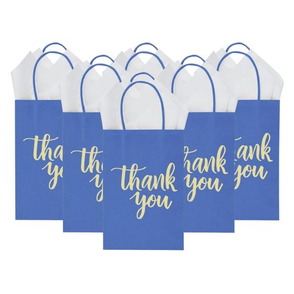 CMYK 4 Color Offset Printing Hand Length Handle Kraft Paper Bag for Customized Design