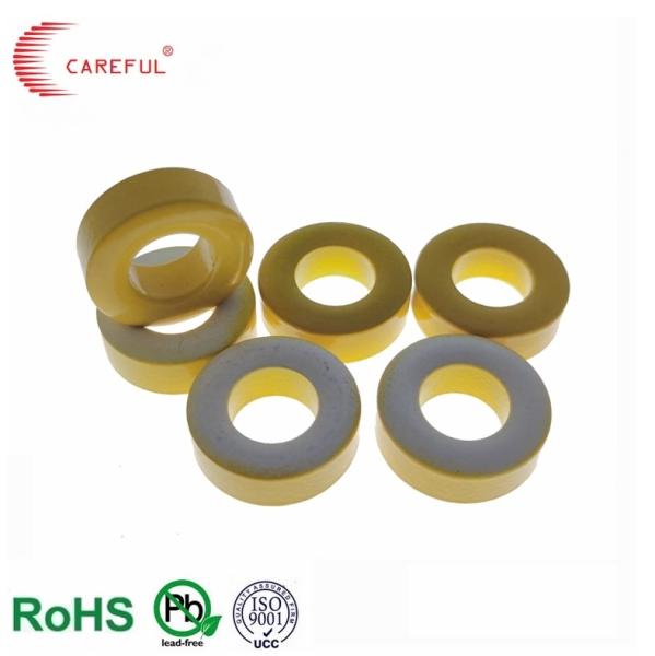 Soft Magnetic Iron Core Iron Powder Toroidal Cores Rohs ISO9001 For Choke