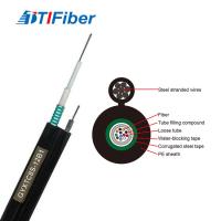 GYXTC8S 12 24 câbles extérieurs de correction de fibre du noyau G652D autosuffisants