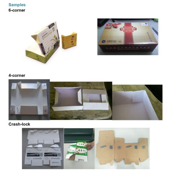 Автоматическая папка Gluer Flexo коробки коробки картона
