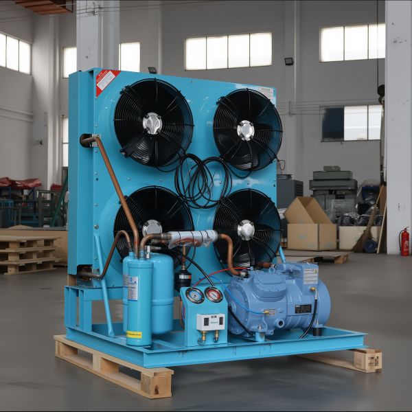 Dual Fans Motor Automatic Industrial Refrigeration Cold Room Condensing Unit