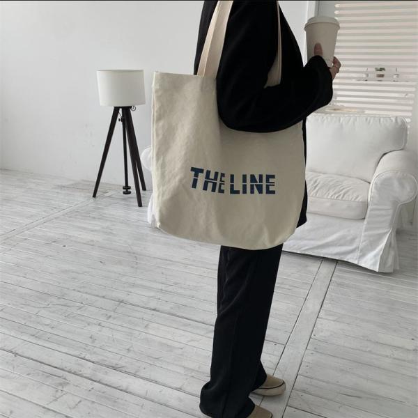 Accepable OEM/ODM Letter Print Cotton Tote Bag for High Demand