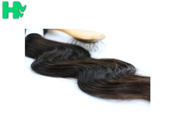 Double Weft 7A Hair Extensions Body Wave Natural Virgin Peruvian