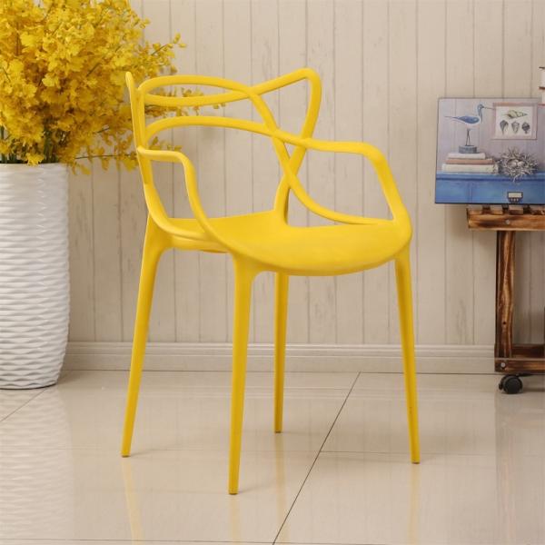 Unique Design 0.362CBM 54cm 83cm Modern Plastic Chairs