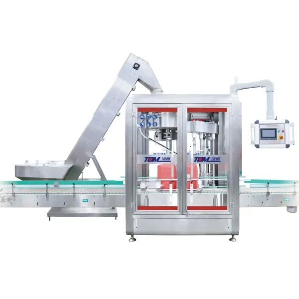 Intelligent Automatic Pneumatic Square Pail Filler Sealer Capper & Labeler for Glass/Plastic Bottles 5-30 Liters