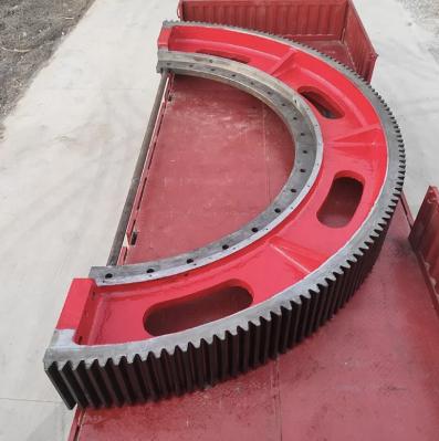 High Strength Heavy Duty Steel Gear Wheels Girth Gear HRC 45-55 Hardness