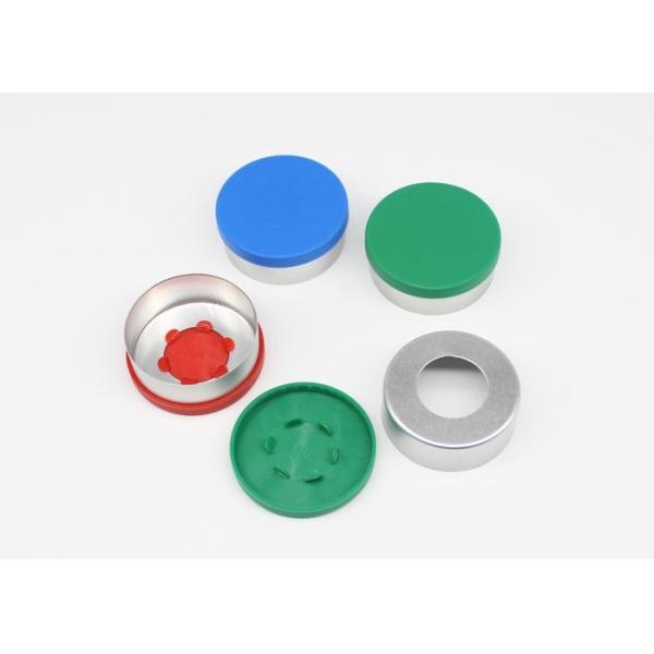 Плоские используемые бутылки вливания зеленого цвета 32мм фармацевтические слегка ударяют с крышки