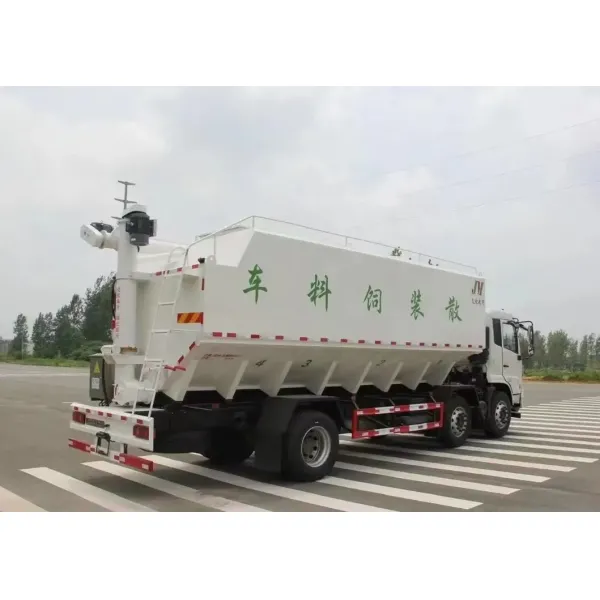 40 Cubic Meter Electric Hydraulic Feed Grain Transport Truck