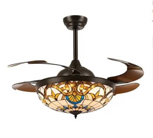 JYLIGHTING Азиатский Fumat круглый 42inch 36W светодиодный потолочный вентилятор со светом 220В
