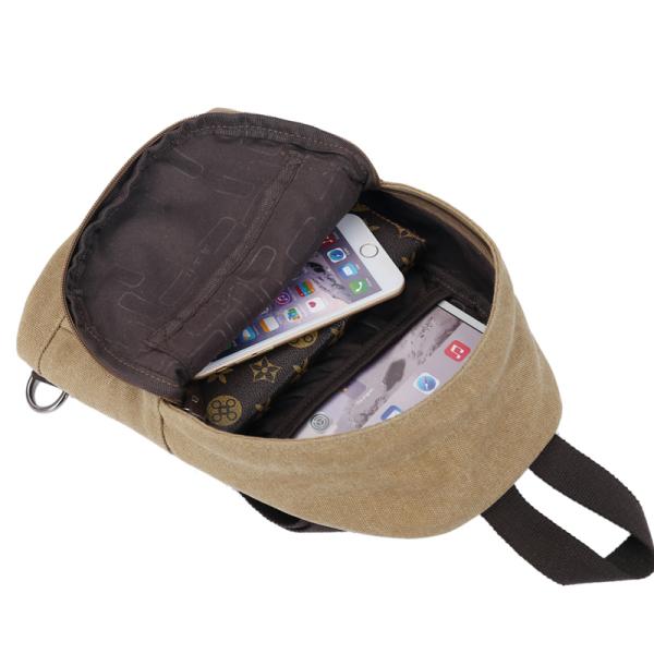 New Canvas Bag Messenger Shoulder Men Bag Chest Bag