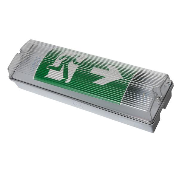 Lampe de secours rechargeable avec 3 heures d'autonomie, classée IP65