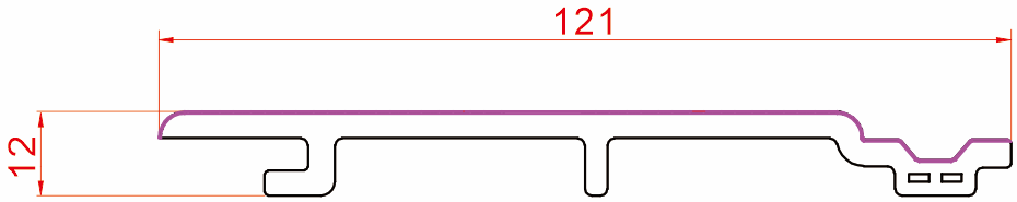 148mm UV Shield WPC Wall Cladding Panel Fade Resistant