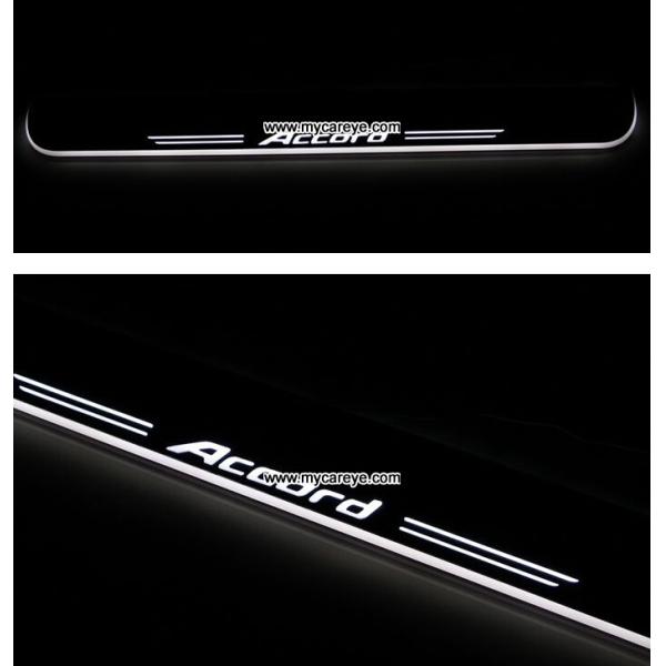 Sell auto accessory LED light car door sill scuff plate for Honda Accord