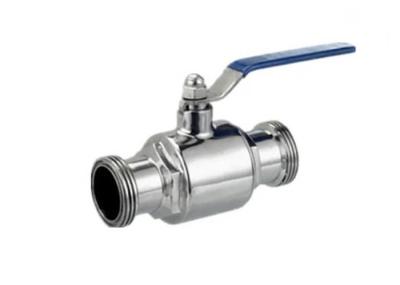 AISI 316L Stainless Steel Sanitary Ball Valves Two Way For Food Industry Piping System
