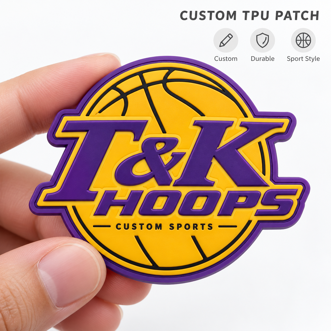 Heat Transfer Eco-Friendly Washable Silicone Rubber Labels and Custom Silicone Patches for Apparel Branding