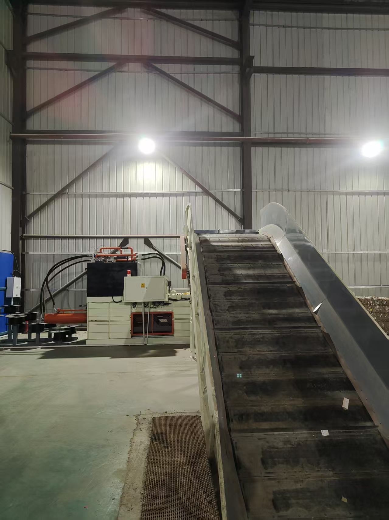 High Speed Horizontal Paper Baler With Ultra Fast Compression Cycle 8-18 Tons