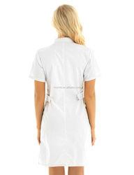 Comfortable Morden Designed Medical Lab Coat Woven Fabric For Women