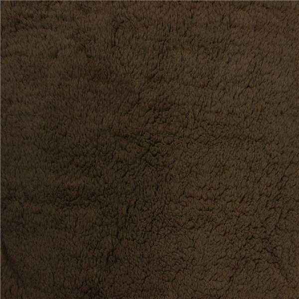 New fashion Weft Knitted Cotton 100% Polyester Sherpa Fleece Fabric Made In China